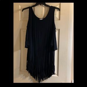 Black Fringe Ladies XL Shirt